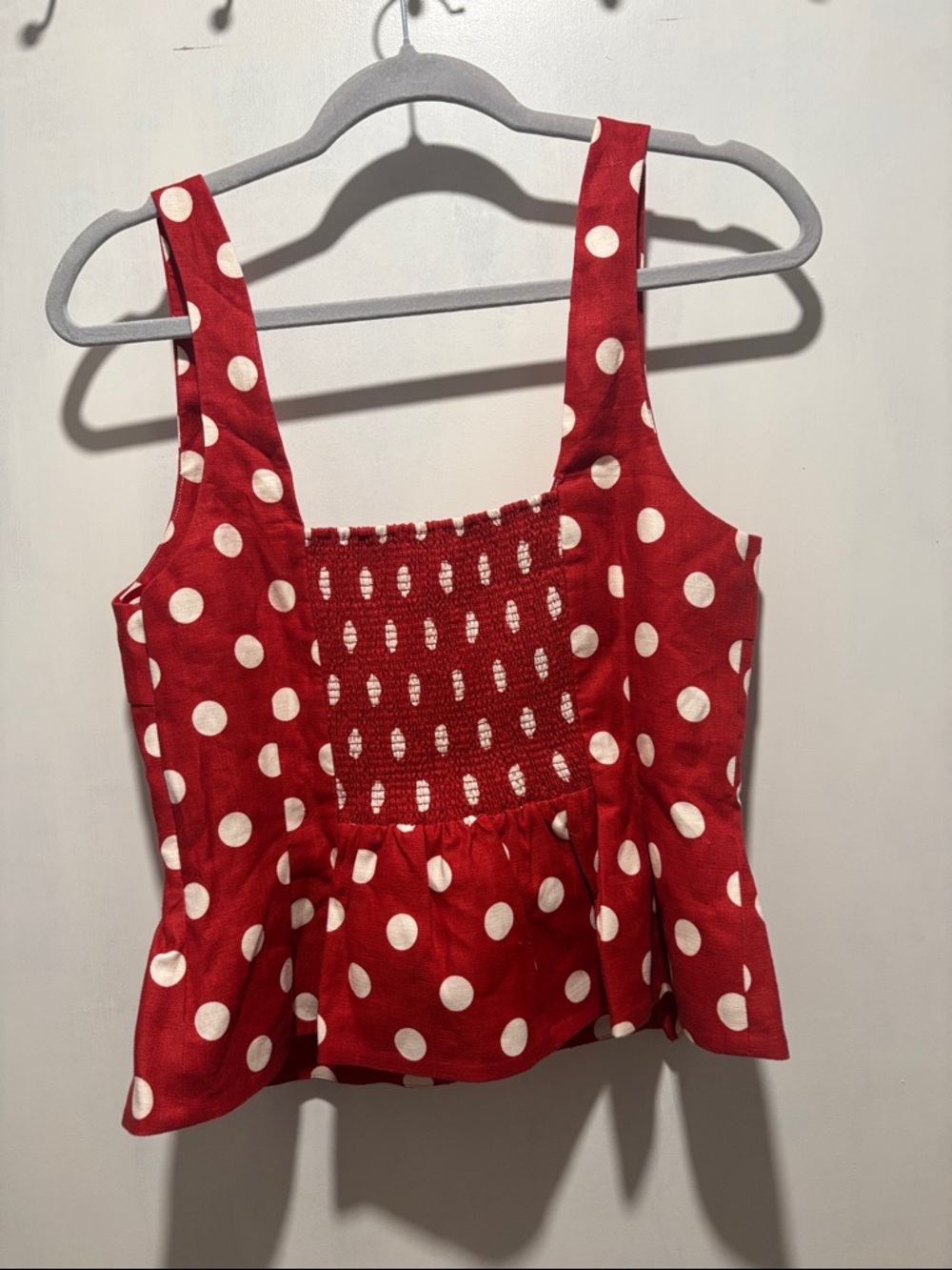 New POSSE Rosalie polka dot blouse top - Picture 12 of 12